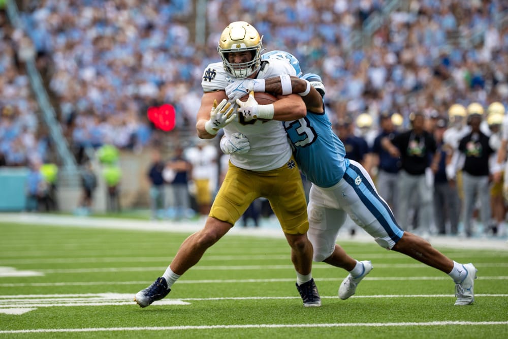 Notre Dame Football Highlights Irish Offense Breaks Out Against UNC In