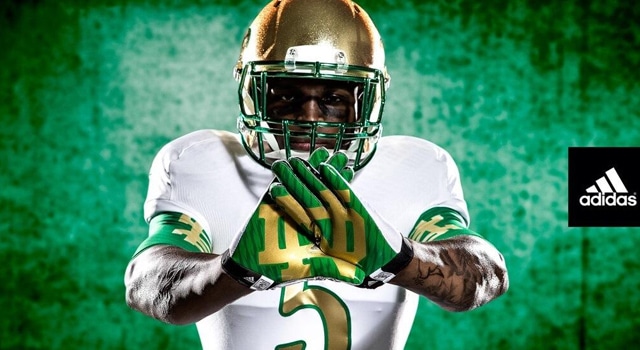 Notre Dame football unveils green uniforms for Ohio State game