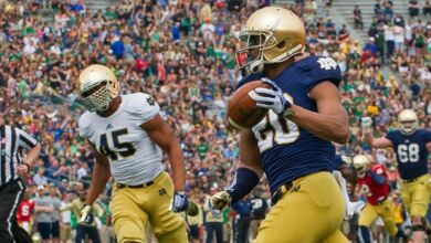 CJ Prosise - 2014 Notre Dame Blue Gold Game