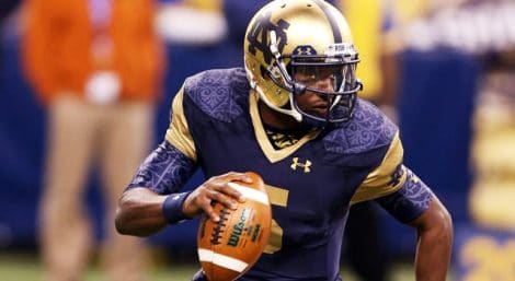 Everett Golson - Notre Dame v. Purdue