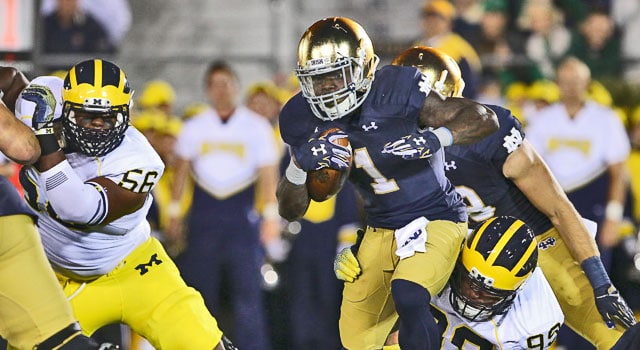 Greg Bryant - Notre Dame vs. Michigan