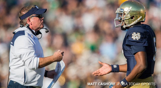 Everett Golson & Brian Kelly