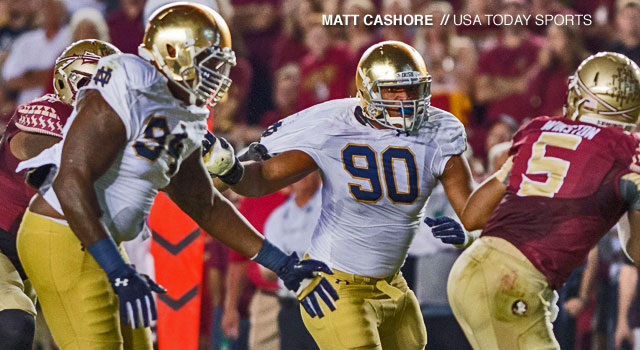 Isaac Rochell & Jarron Jones - Notre Dame DL