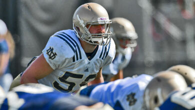 Jarrett Grace - Notre Dame Practice