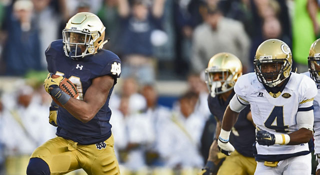 CJ Prosise - Notre Dame RB