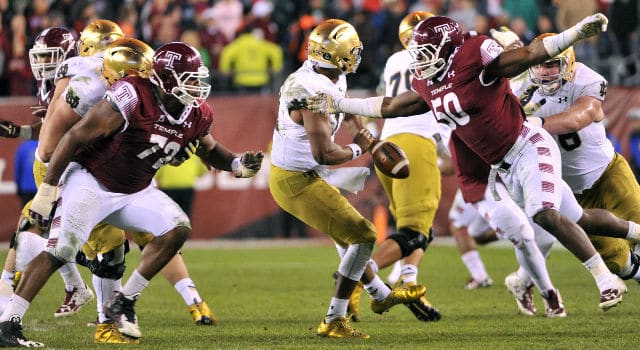 Deshone Kizer - Fumble vs. Temple