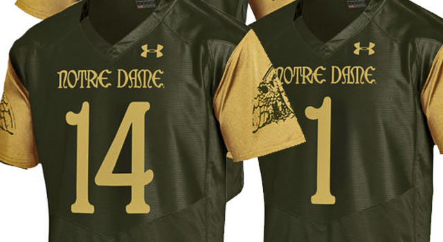 notre dame authentic jersey