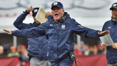 brian kelly denies leaving notre dame