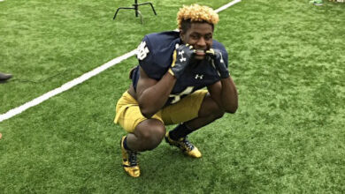 evan fields notre dame visit