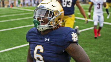 Notre Dame RB Tony Jones Jr