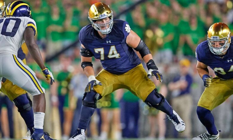 Notre Dame LT Liam Eichenberg