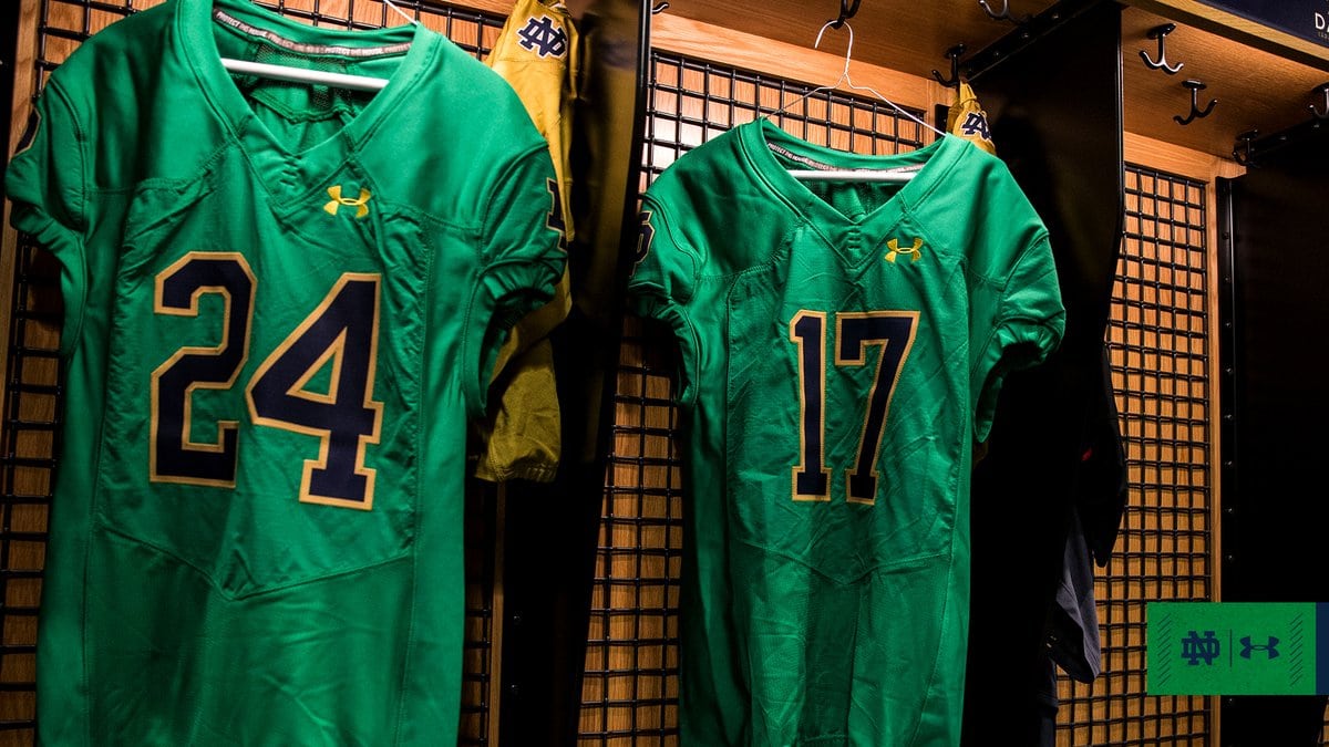 FSU Football: Notre Dame has mixed results when in green jerseys