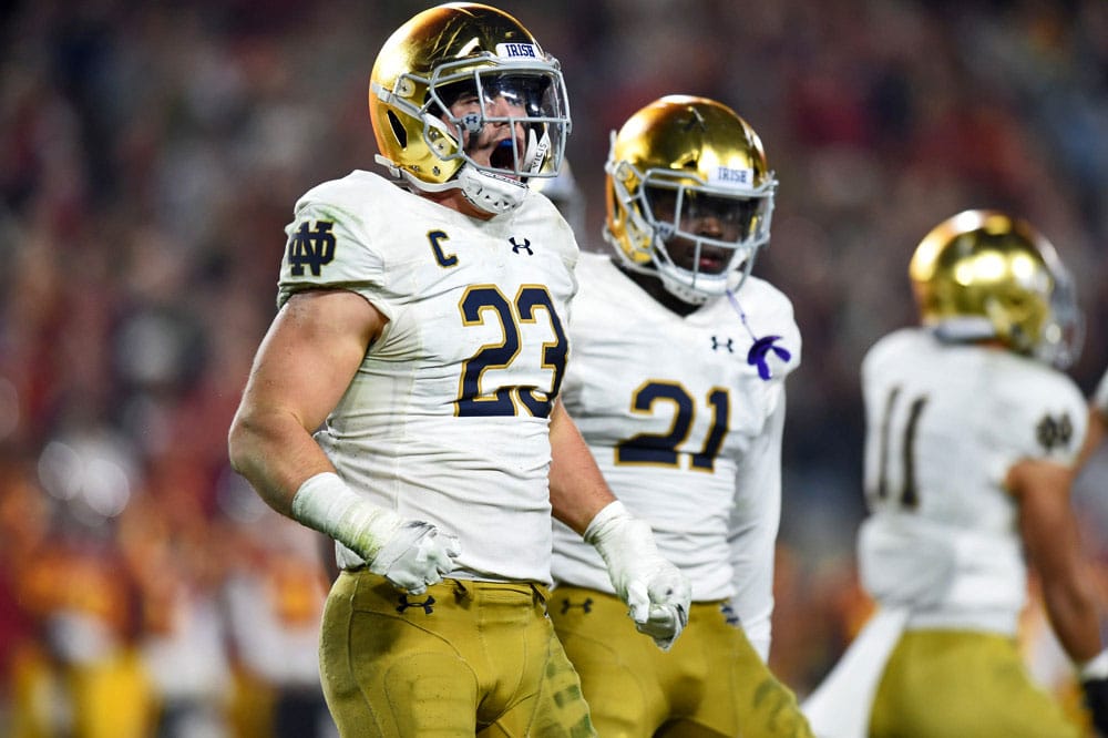 Notre Dame Football Uniforms: Some Shamrock Series Complaining - One Foot  Down