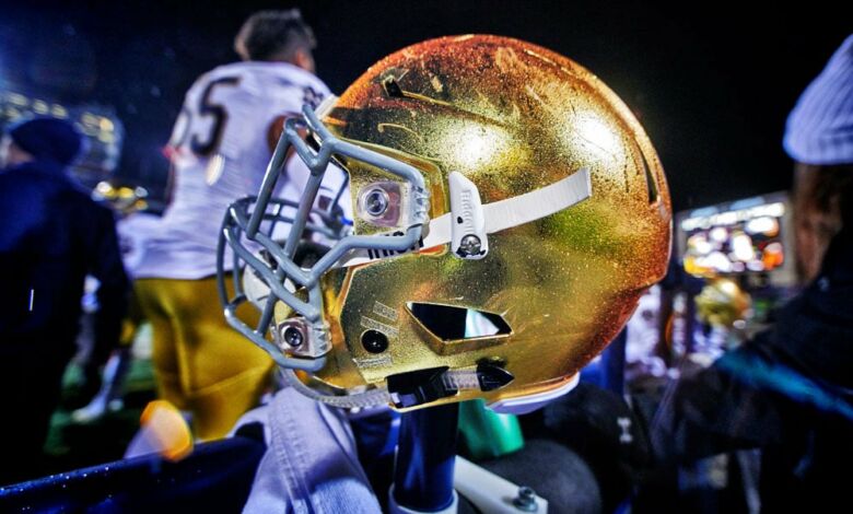 notre dame helmet generic