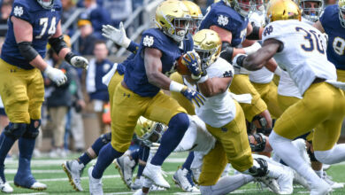 jafar armstrong notre dame blue gold game 2019