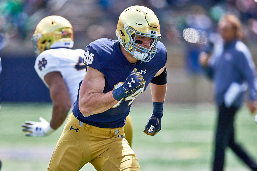 ND Commit Cole Kmet Receives Army Jersey