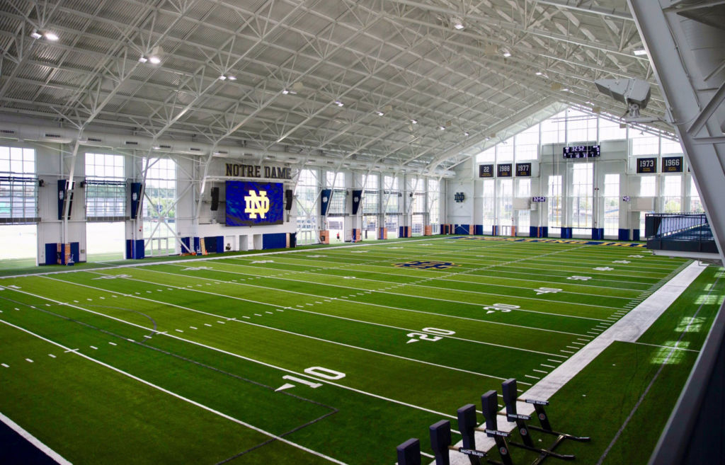 Notre Dame Opens New Indoor Football Facilities // UHND.com