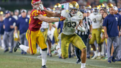 chase claypool notre dame prediction