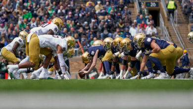 notre dame fall camp players day