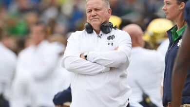 brian kelly notre dame unimpressed