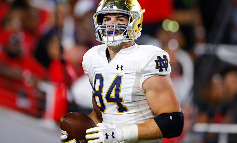 cole kmet notre dame matchups