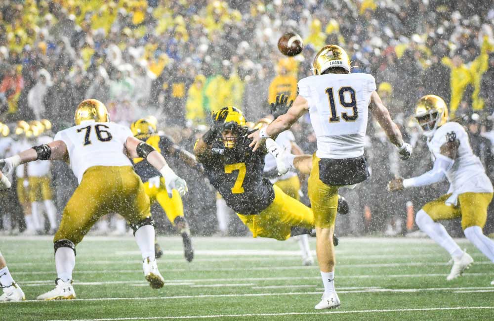 5 Things I Guess I Liked From Notre Dame's Loss To Michigan // UHND.com