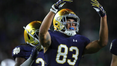 chase claypool notre dame stanford matchups