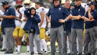 brian kelly notre dame staff offense