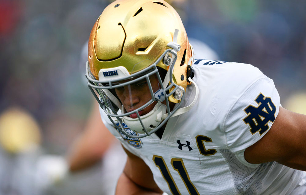 Could Notre Dame Football's Alohi Gilman Be Drafted In The 4th Round