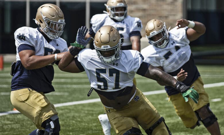 notre dame defensive line 2020