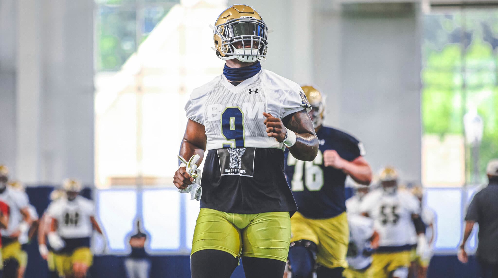 Notre Dame Football: Jersey Number Countdown - 9 - One Foot Down