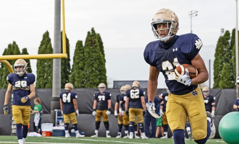 lorenzo styles notre dame freshman wr