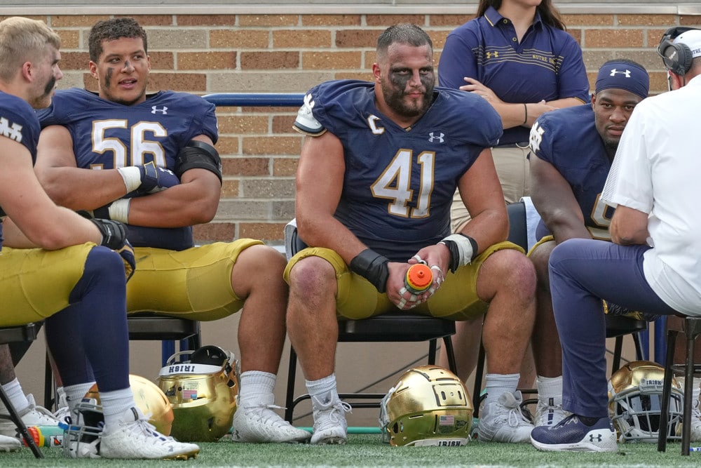 Notre Dame injury update ahead of Purdue meeting