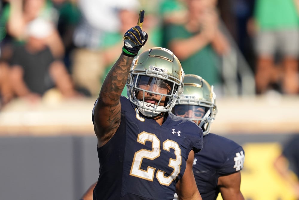 We've had a number of dual-sport - Notre Dame Football