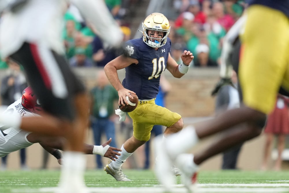 Brian Kelly Names Jack Coan Notre Dame's Starting Quarterback //