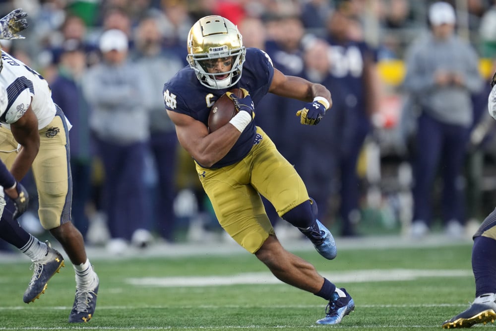 Avery Davis Injury Adds To Notre Dame's Shrinking Wide Receiver Room 