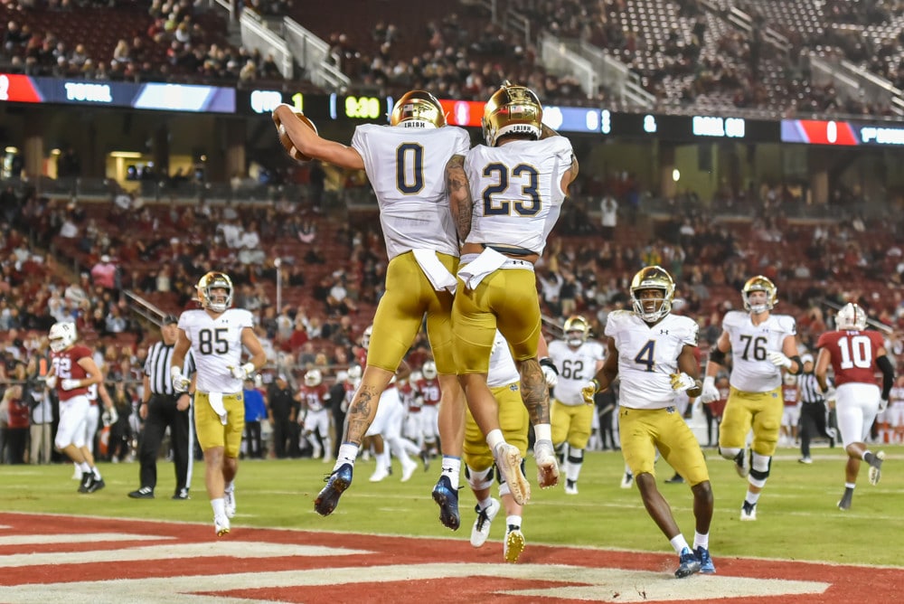 Notre Dame Fighting Irish Football: W.I.N. (What's Important Now) — Beat SC  Week - One Foot Down