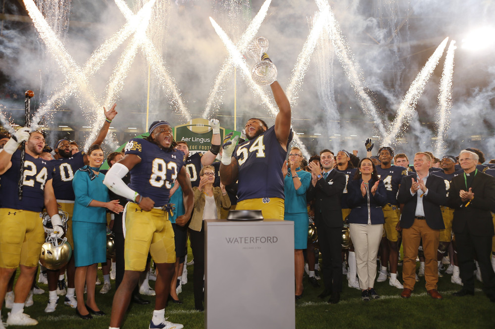 College football Eddie George Marcus Freeman Tennessee State Notre Dame