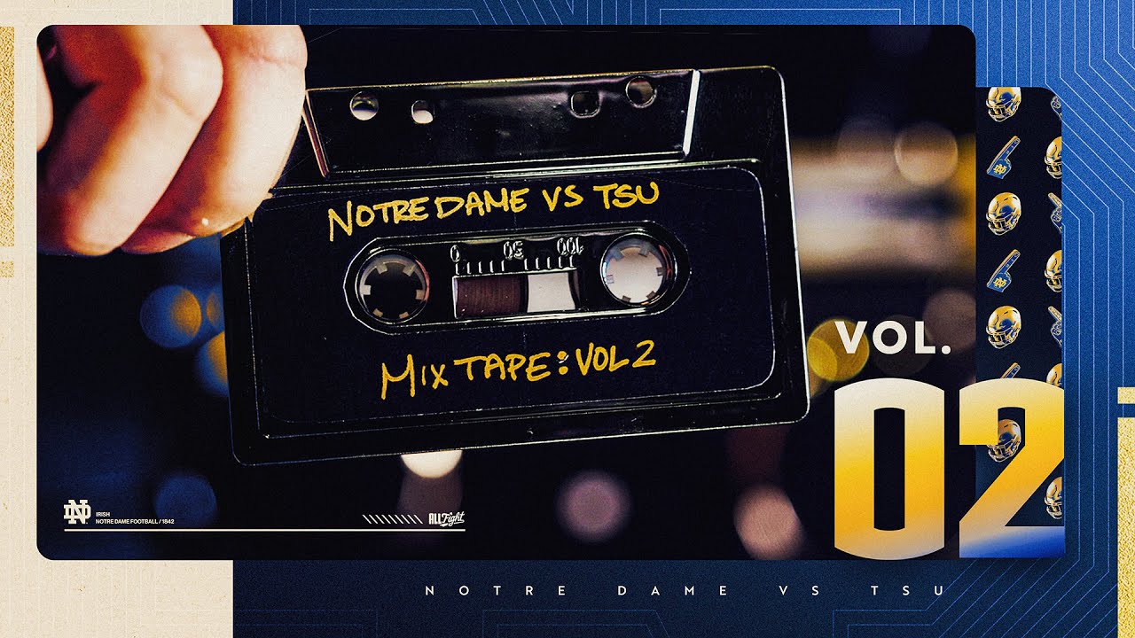 Notre Dame Football Hype Video Cheer, Cheer For Old Notre Dame //