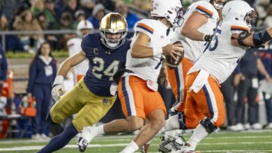 Notre Dame Fighting Irish linebacker Jack Kiser