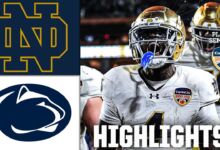 notre dame penn state highlights