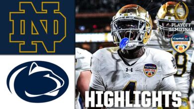 notre dame penn state highlights